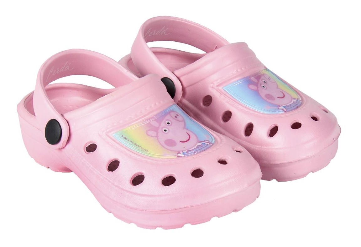 

Klapki typu crocs Świnka Peppa jasnoróżowe 28/29