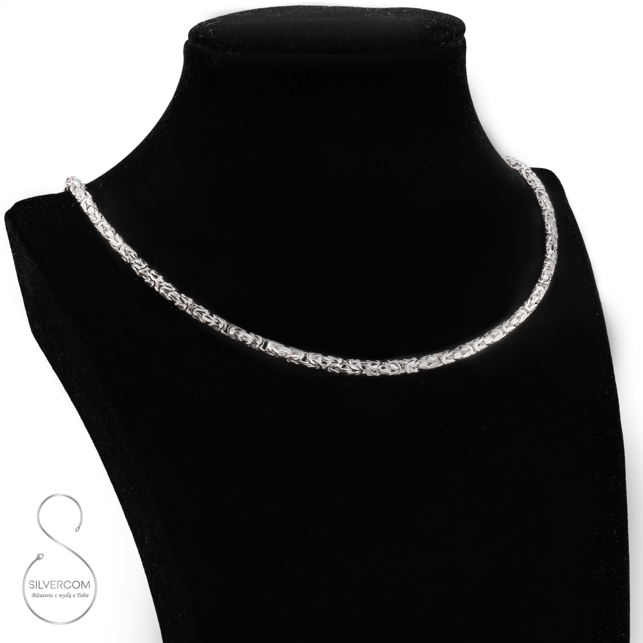 Stříbrný Řetízek Královská Vazba Byzantýna 60 CM Dárek K Vánocům 18.