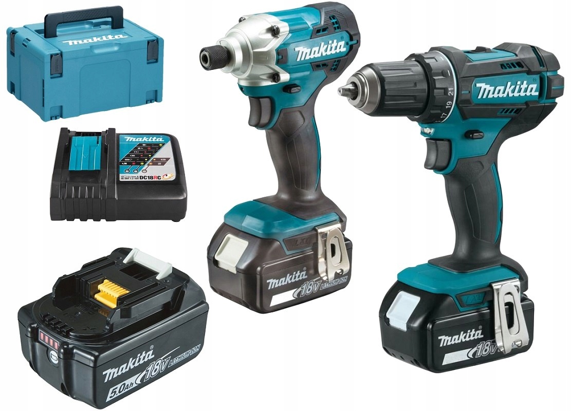 Makita DLX2339JX1 Zestaw DTD156 i DDF482