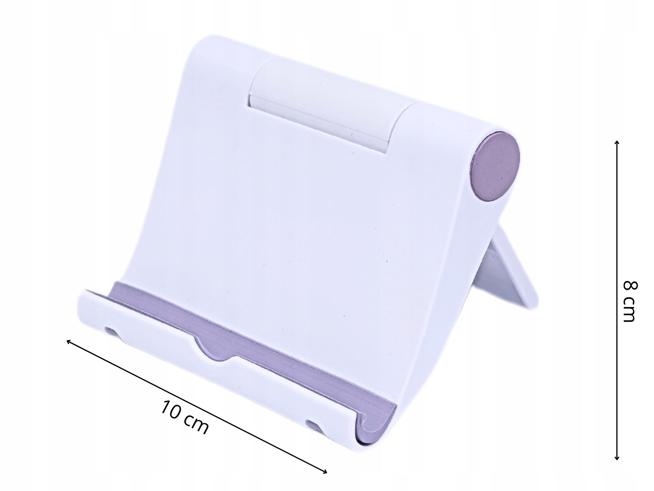 SOLIDNA PODSTAWKA NA TELEFON TABLET STOJAK UCHWYT BIAŁA UNIWERSALNA Marka Inna