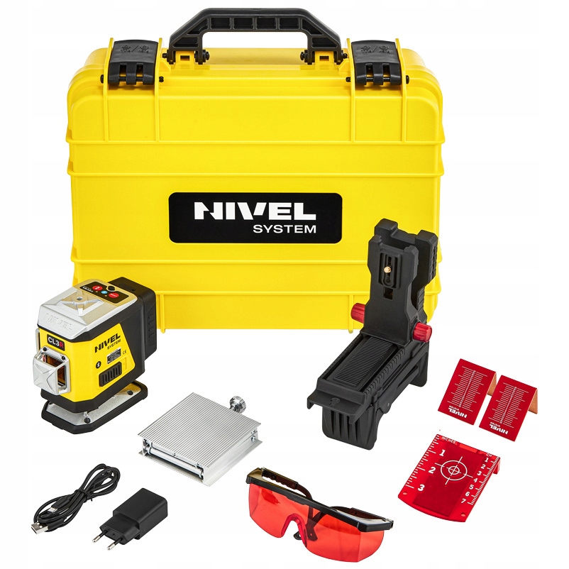 Nivel System CL3R Laser Krzyżowy Czerwony 3x360