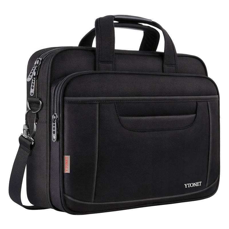 Torba na laptopa 15,6” dwukomorowa, kolor czarny, 41x30x10 cm Ytonet