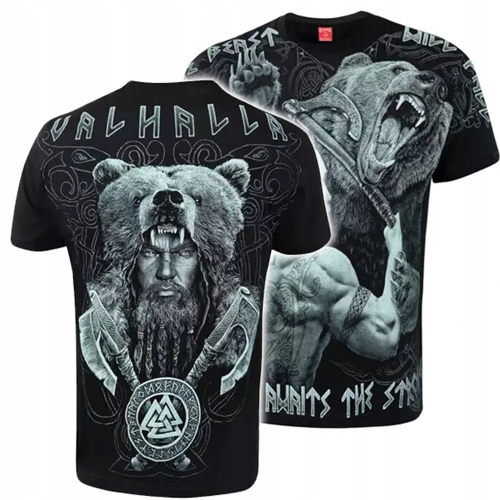 

Koszulka męska T-shirt Viking - Berserker Hd L