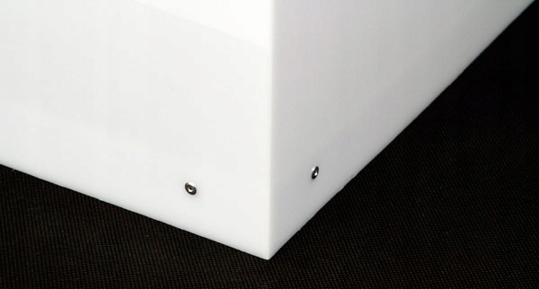 Skarbonka, urna, pudełko - na ankiety - 30 cm x 20 cm x 30 cm Kolor biały