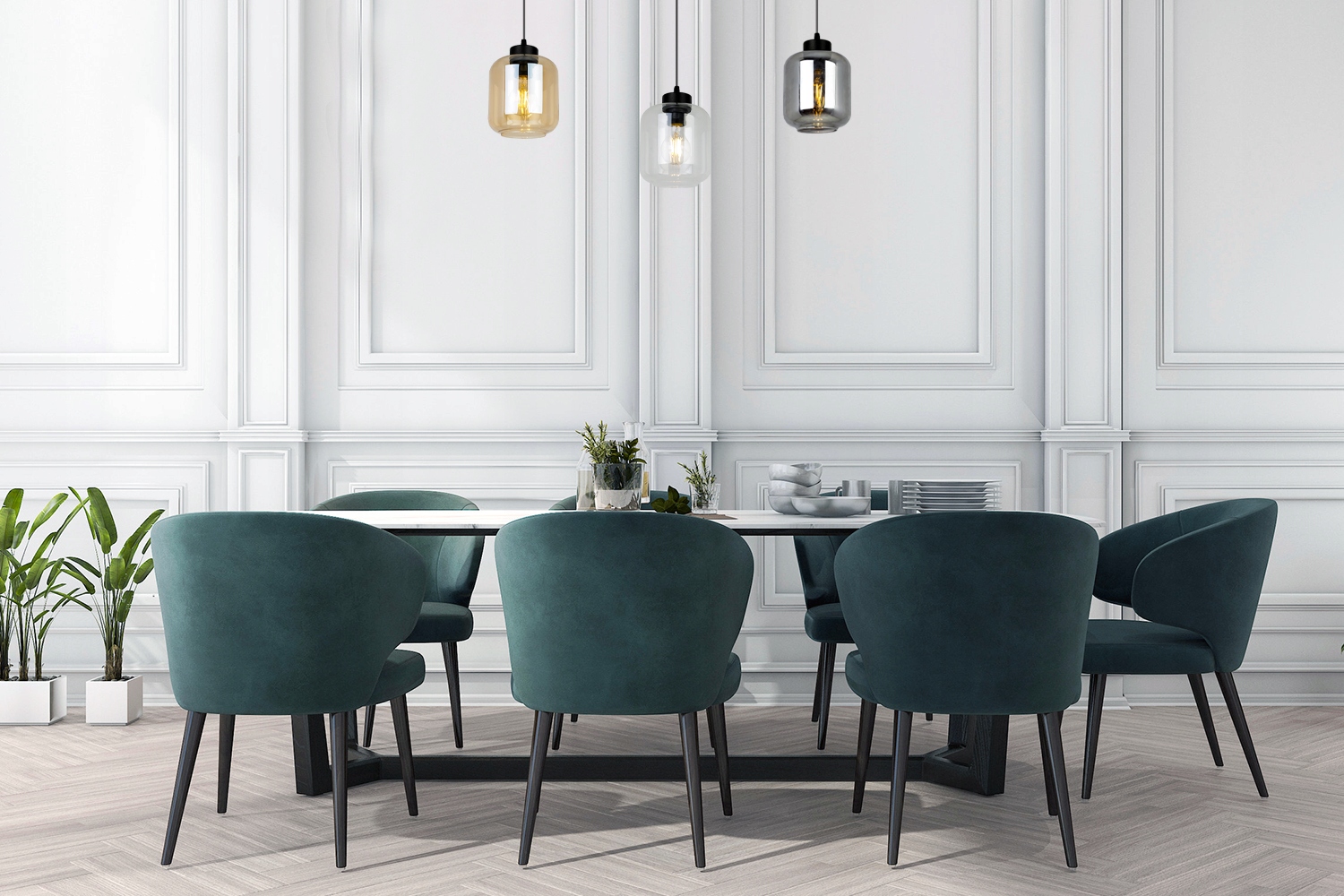 LAMPA WISZĄCA NOWOCZESNA ELEGANCKA SZKLANY KLOSZ Marka Light Home