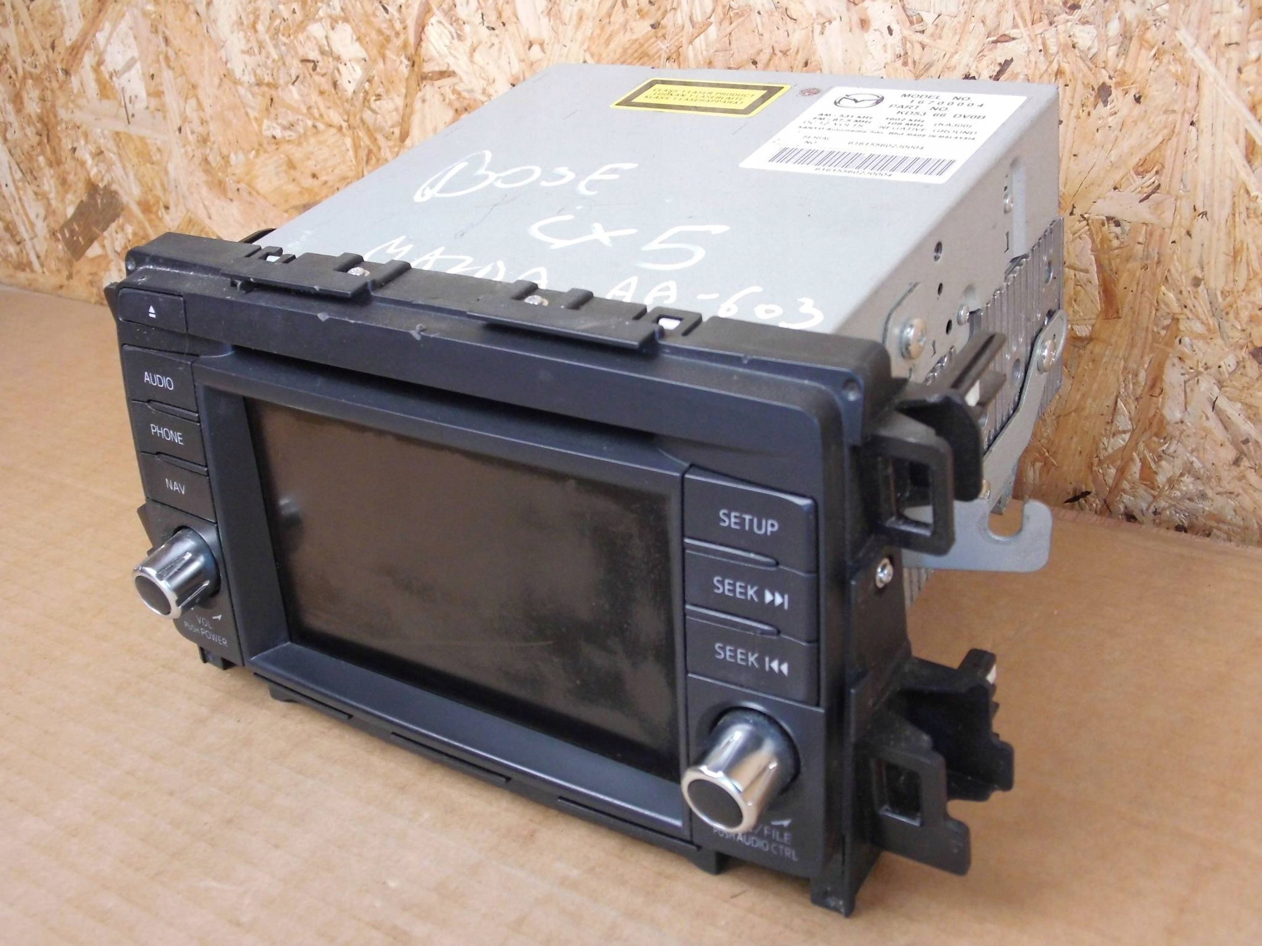 Mazda CX-5 e KE 2012-2017 radio Display KD5366DV0B