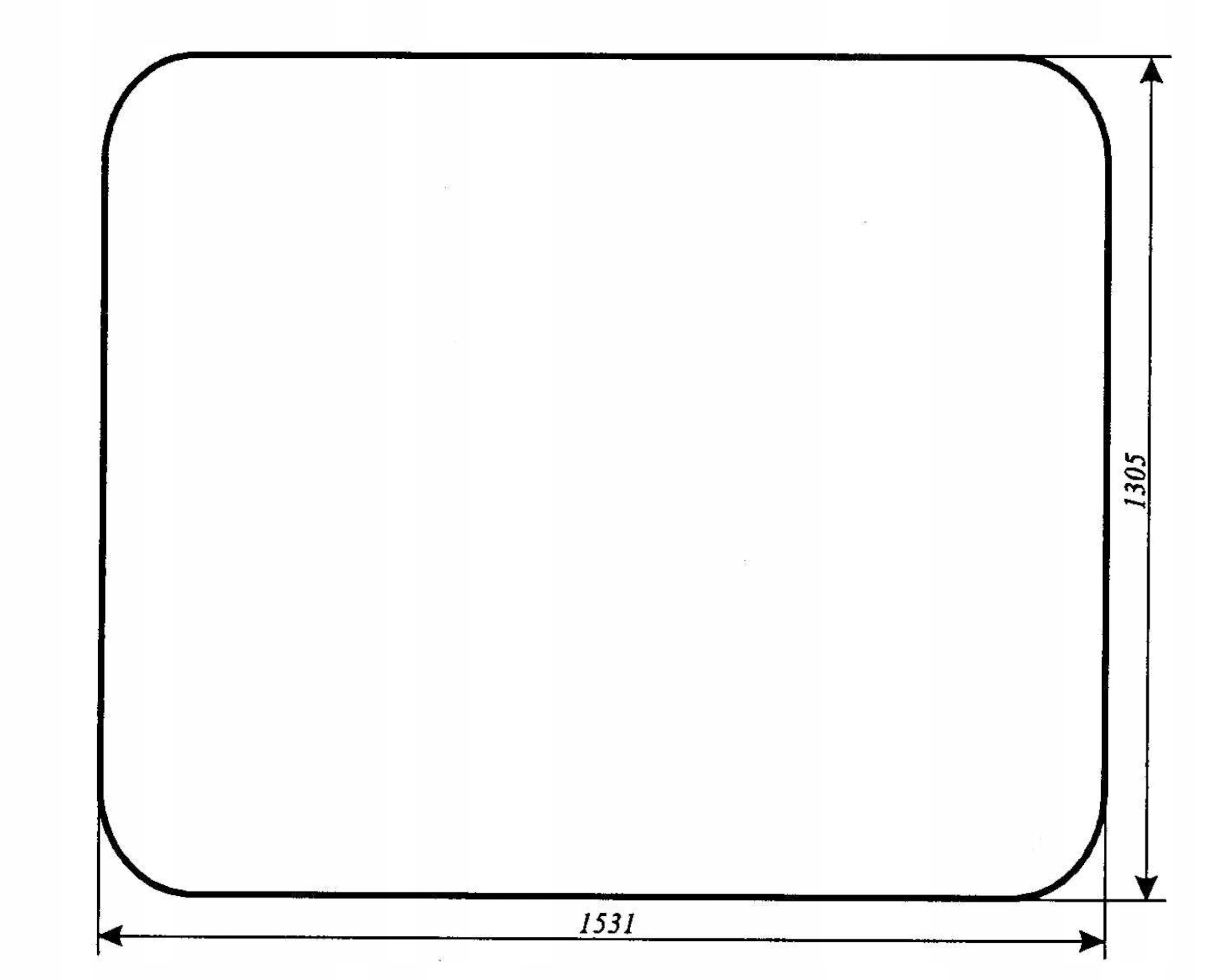 sklo pro kombajnu Claas Dominator 85 přední