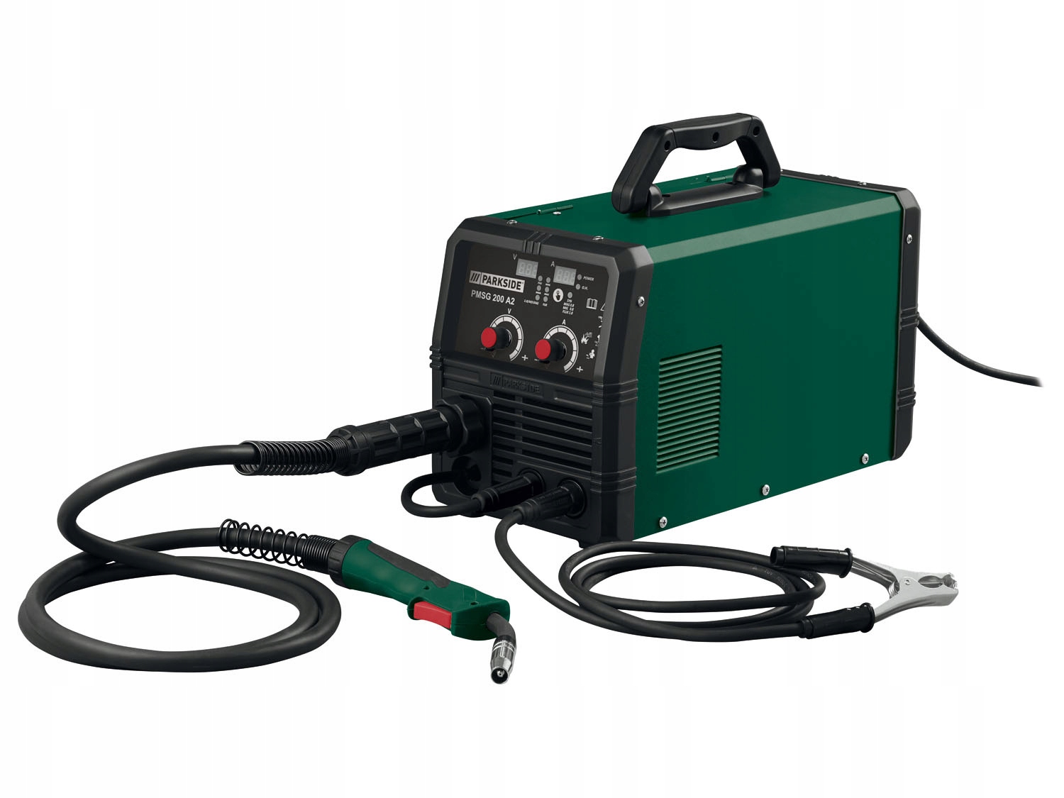 Інверторний зварювальний апарат 4в1 PARKSIDE pmsg200 A2 маска
