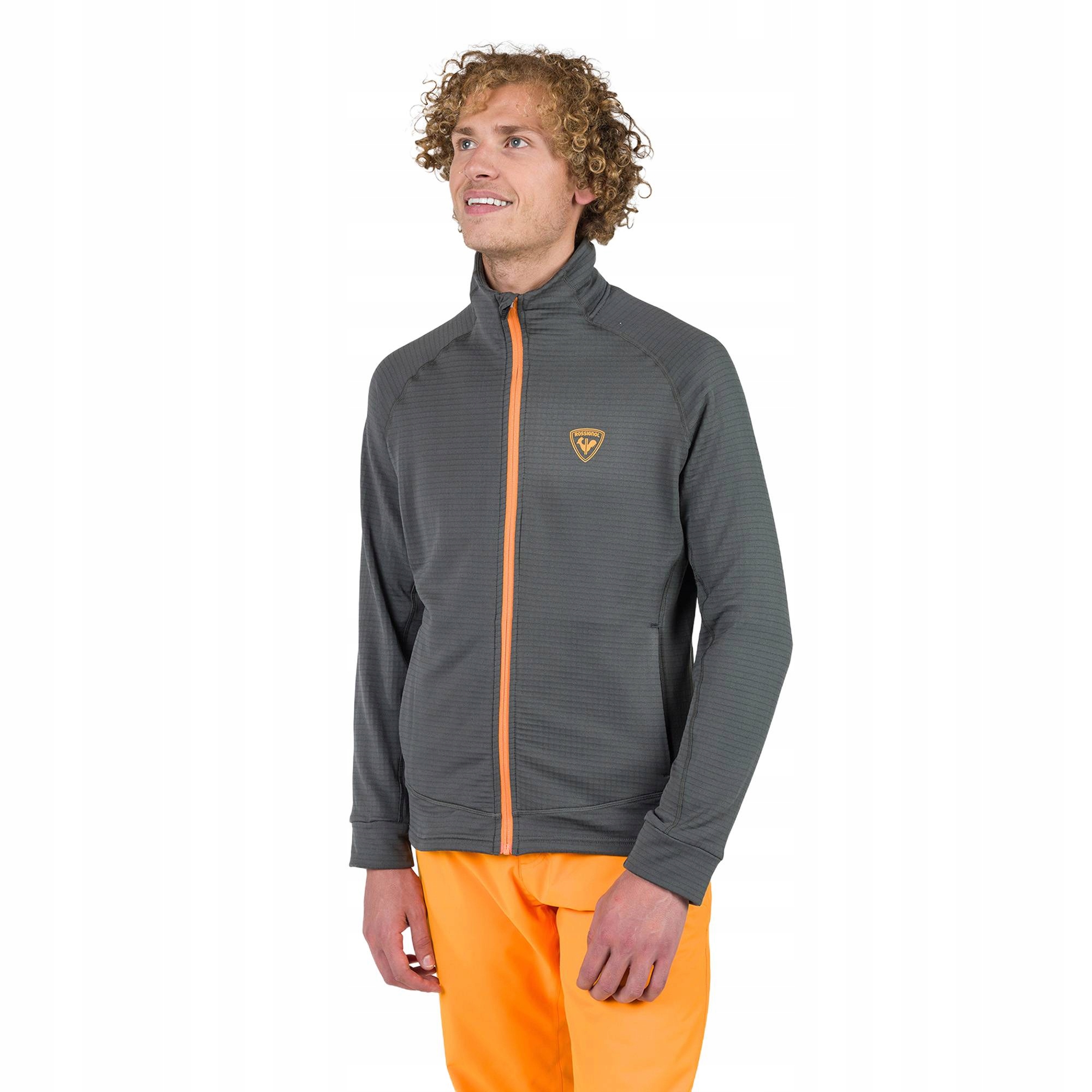 Pánská mikina Rossignol Blackside Fleece Fz onyx grey M