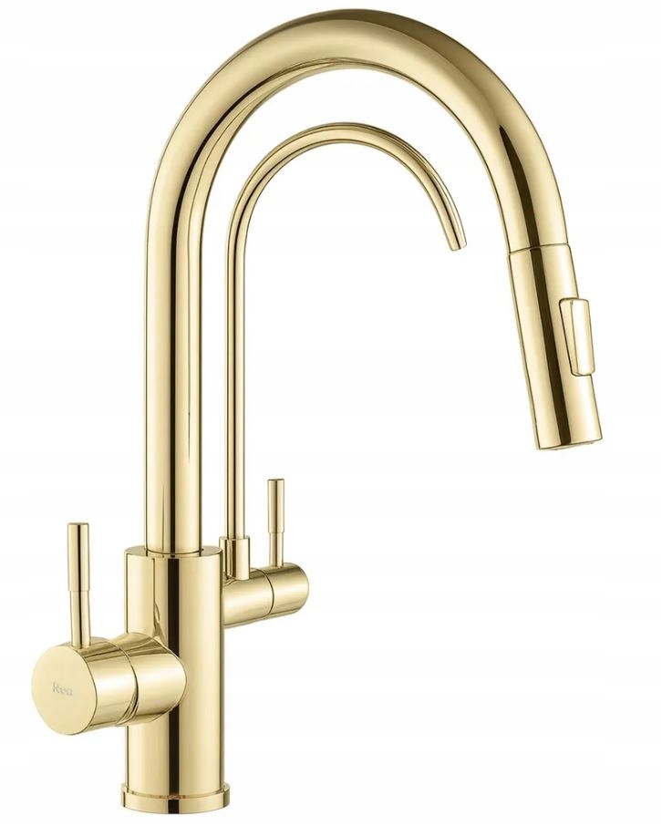 Kuchynská Batéria Eco Fresh Zlatá Rea