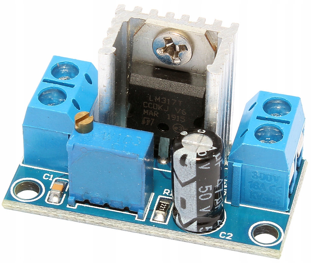 

Stabilizator Regulowany Zasilacz LM317 1.5A 37V