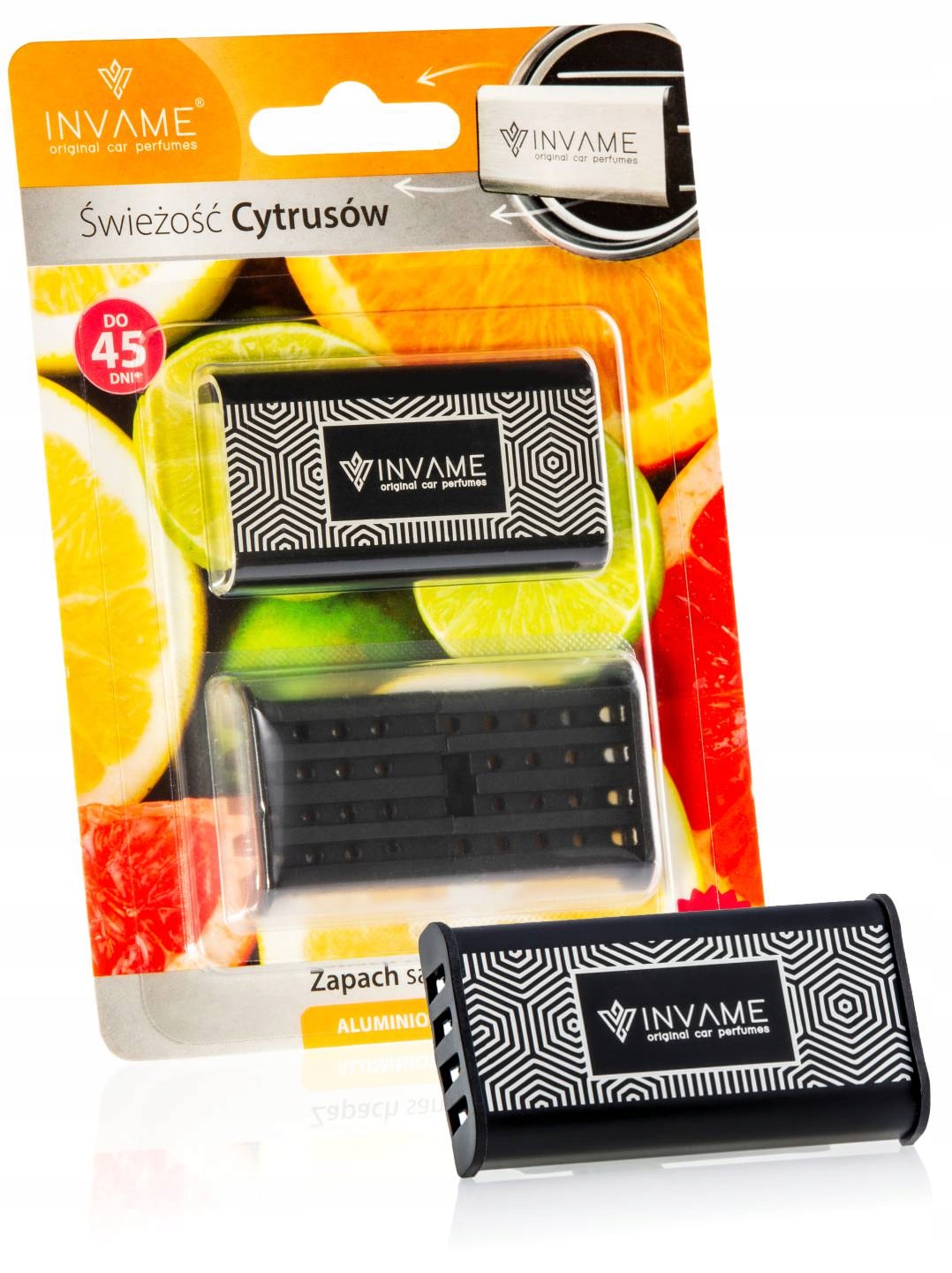 INVAME Świeżość Cytrusów ZAPACH SAMOCHODOWY PERFUM