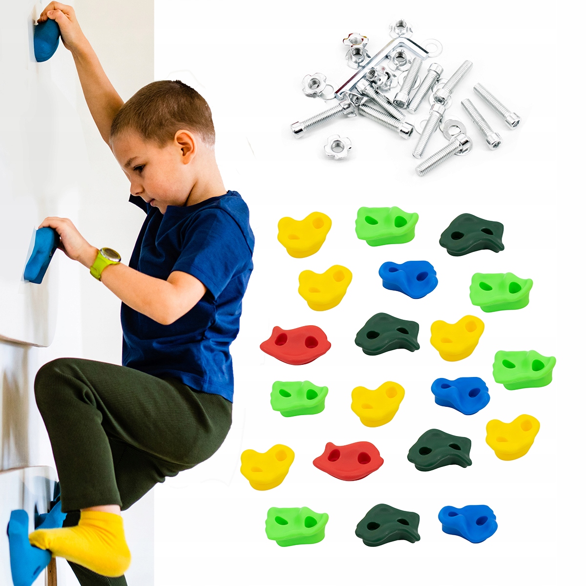 

Uchwyty Kamienie Do Wspinaczki Zestaw 20 Sztuk