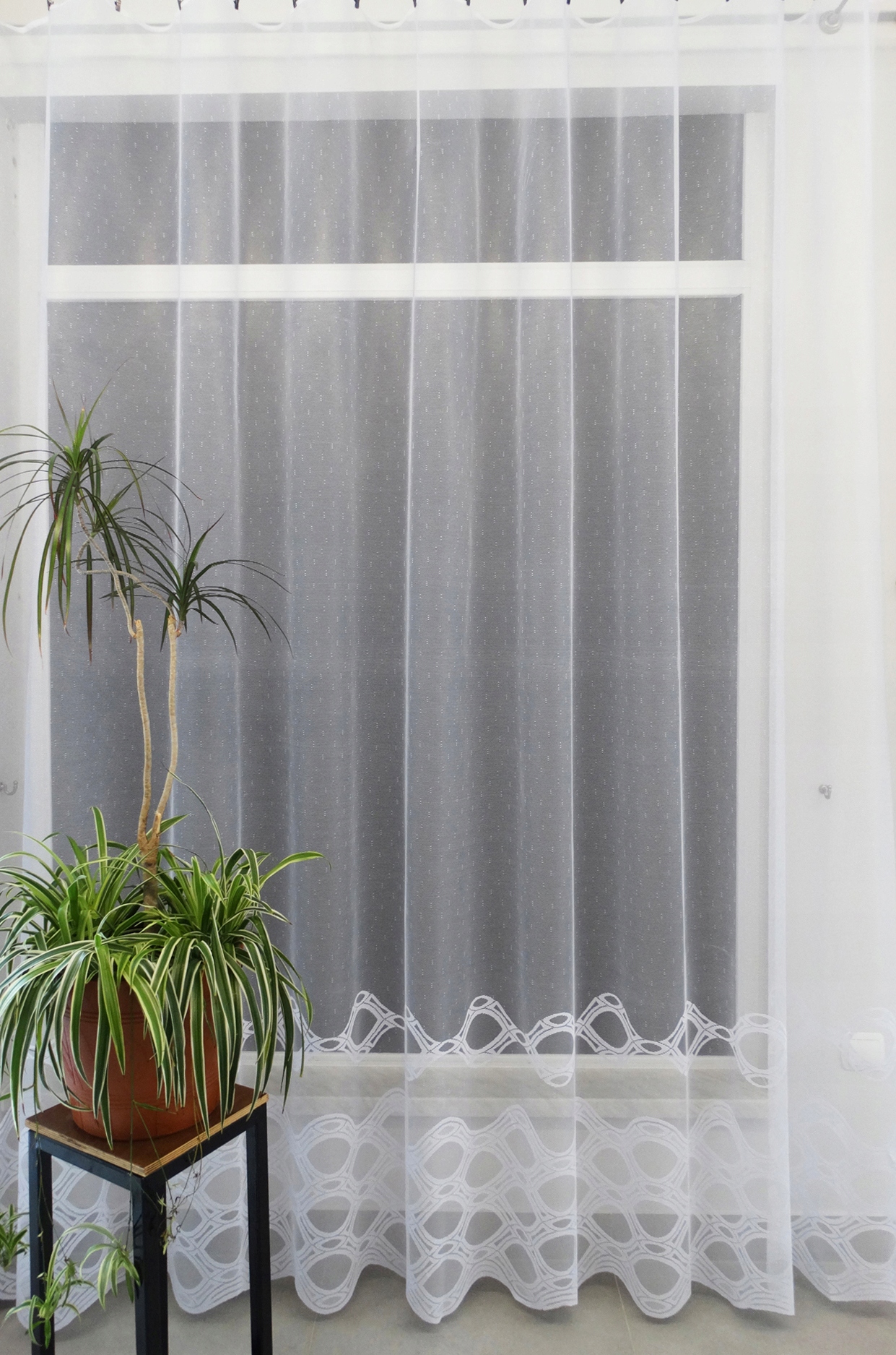 Mg Záclona žakár 628/100 Bílá 350X250 s páskou M