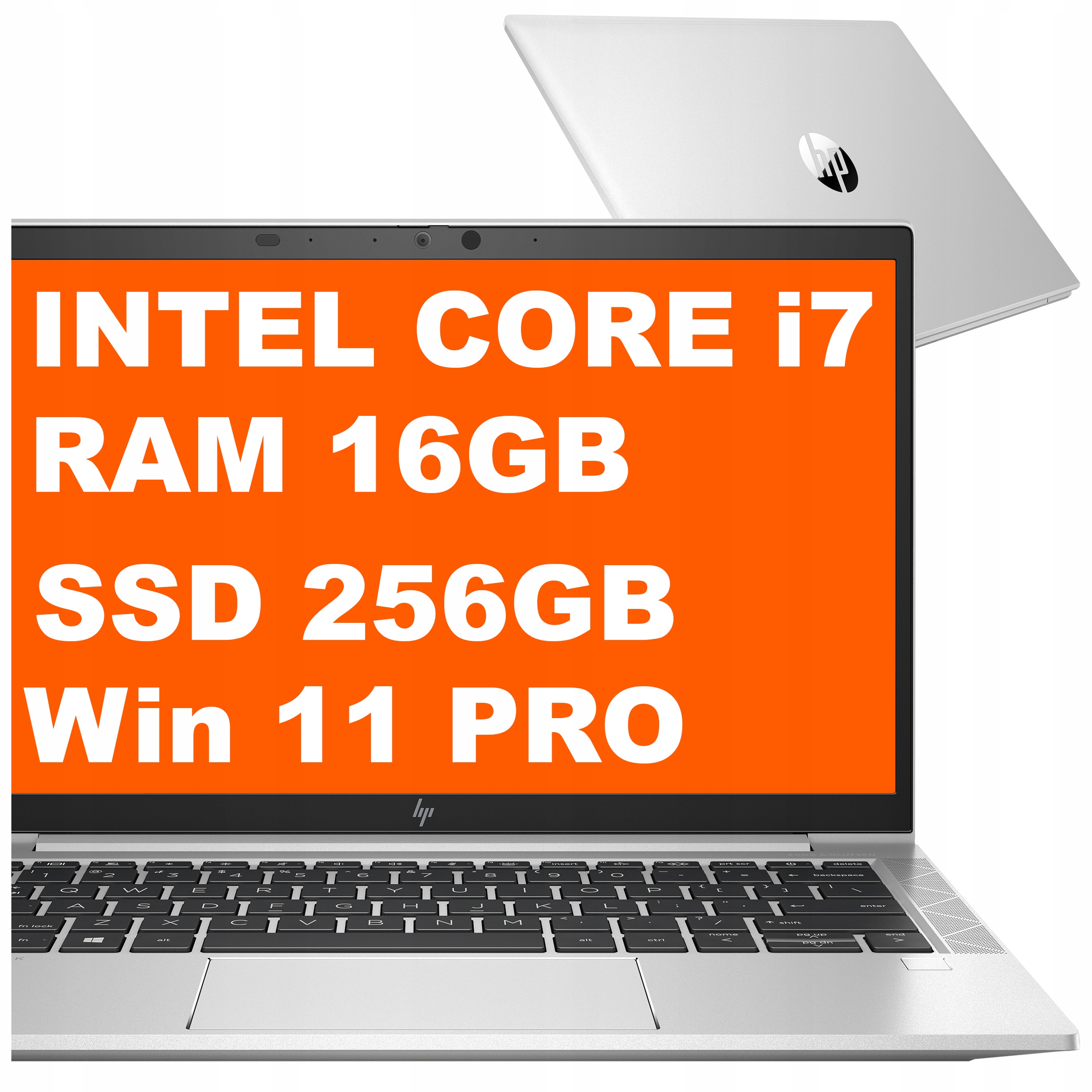 Biznesowy Laptop do biura Hp EliteBook 830 Intel i7 Ssd 256GB Fhd W11 Pro