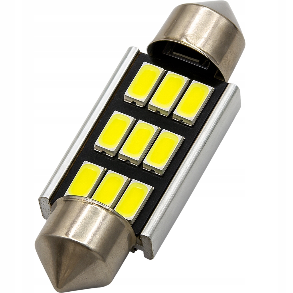 Żarówka Rurka 9 Led Canbus 37MM C5W C10W Stabilizator Rurkowa