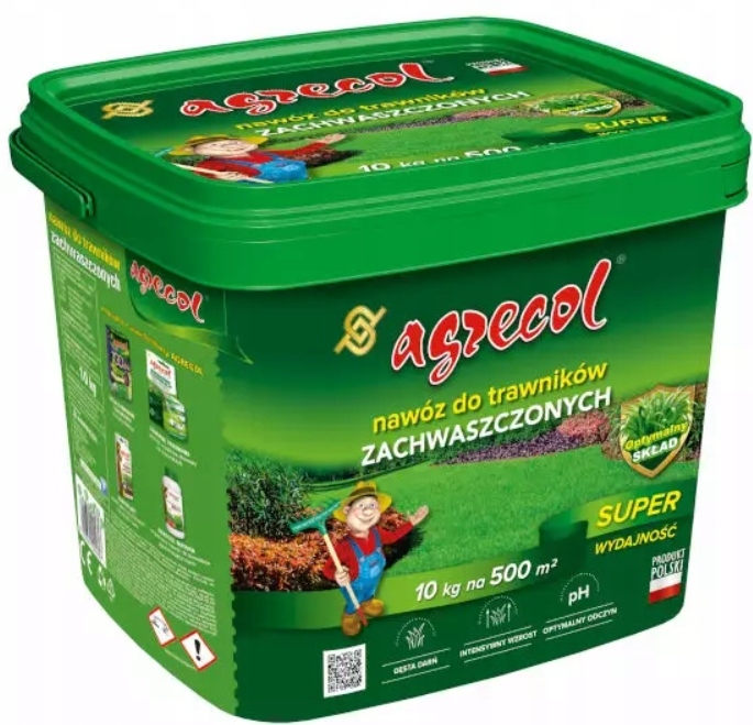 Nawóz Do Trawników Zachwaszczonych na chwasty Agrecol 10 kg