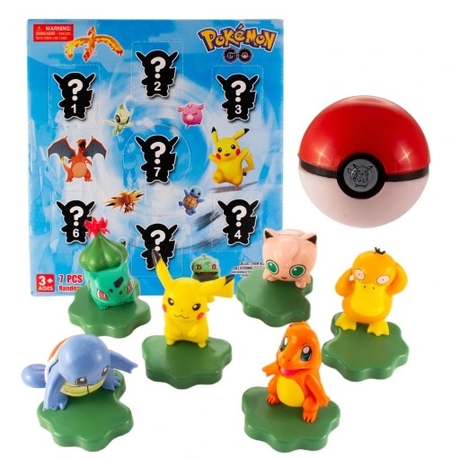 

Zestaw 6 Dużych Figurek Pokemon Niespodzianek