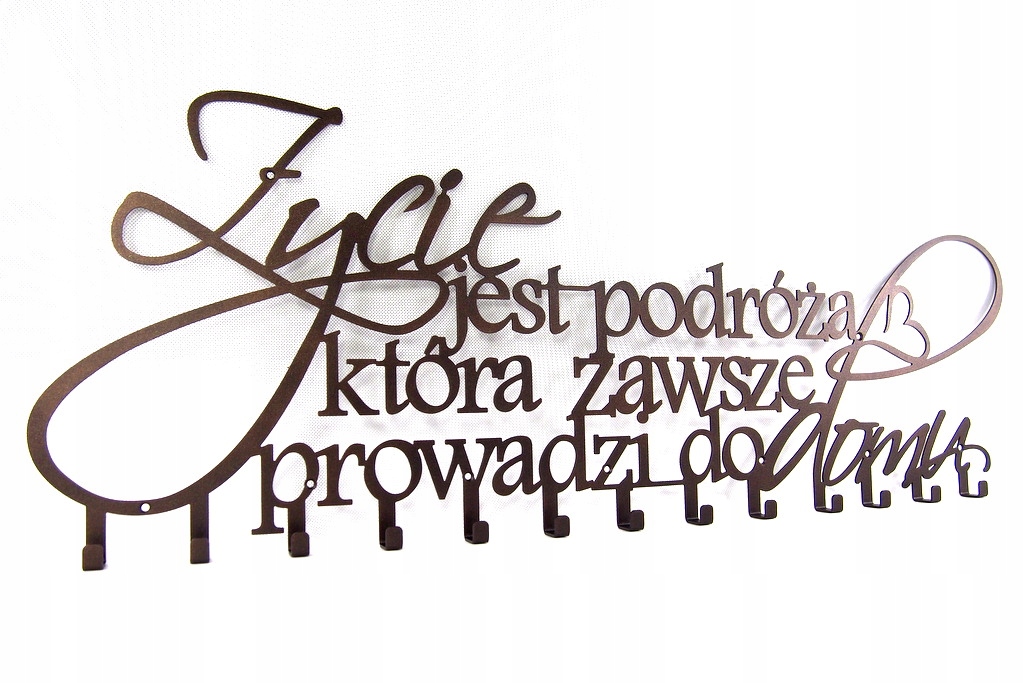 

Wieszak do przedpokoju na ubrania Polska Sentencja