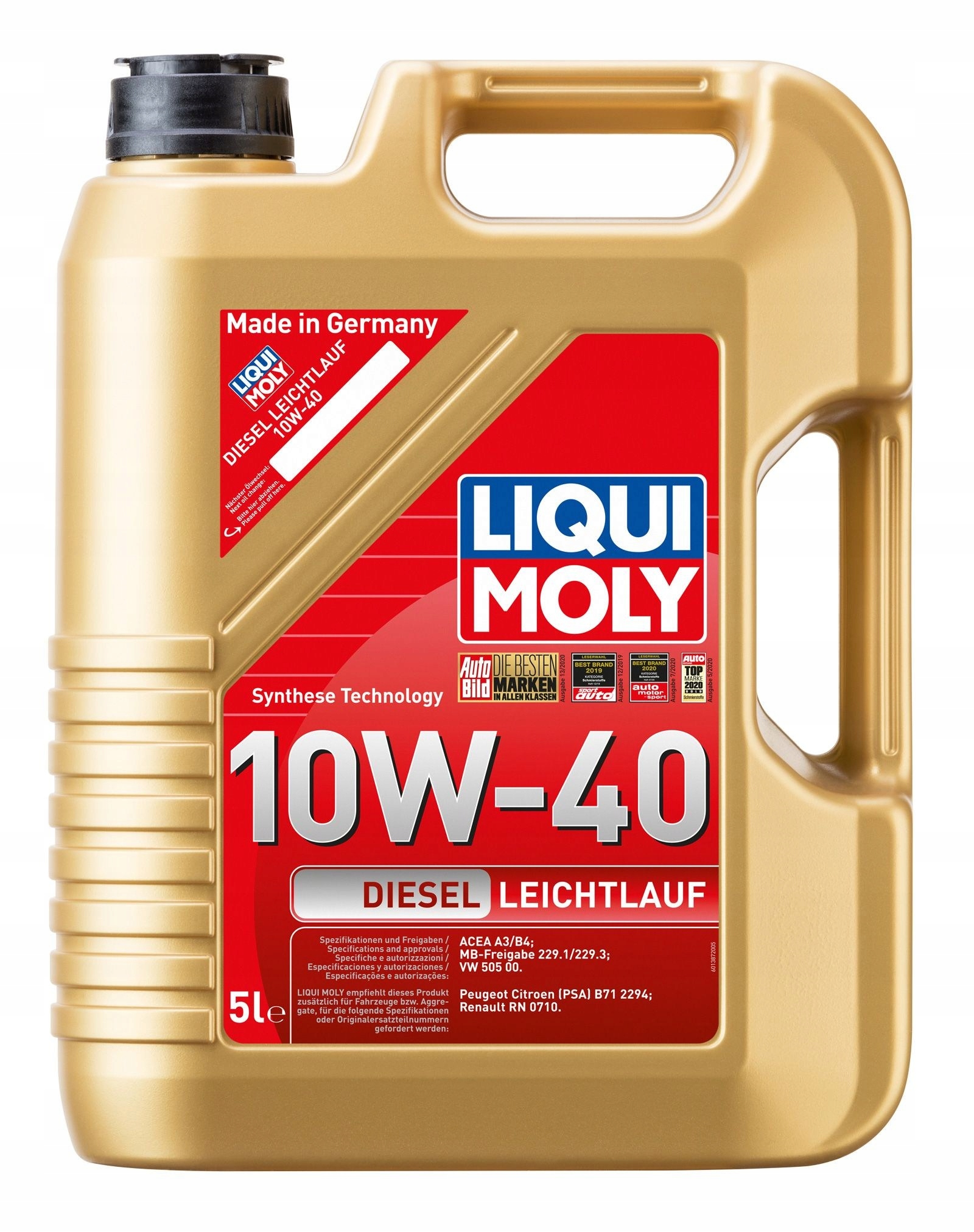 Olej silnikowy Diesel Leichtlauf 10W-40 5L