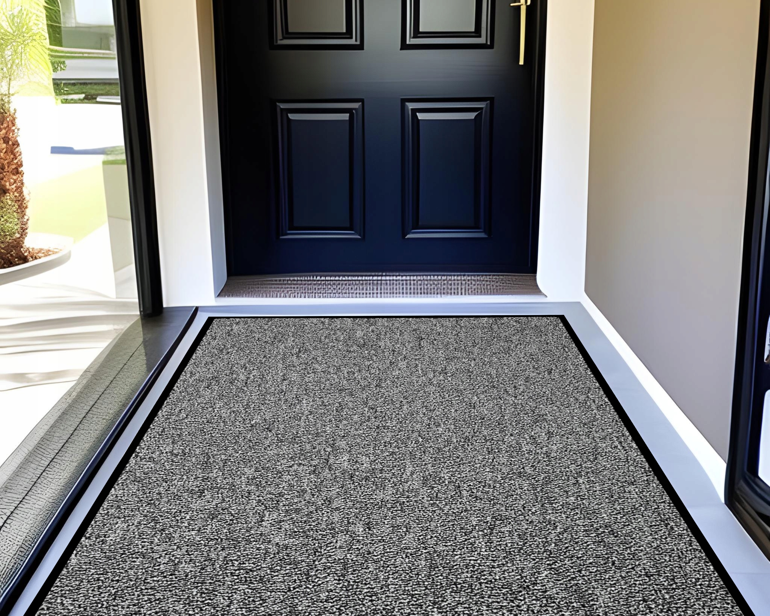 WYCIERACZKA WEJŚCIOWA CHŁONNA MATA DO BUTÓW 80x120 PODGUMOWANA POD DRZWI Grubość 7 mm