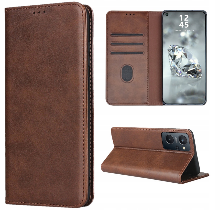 

Etui Skórzane W-case Do Realme 9I Szkło
