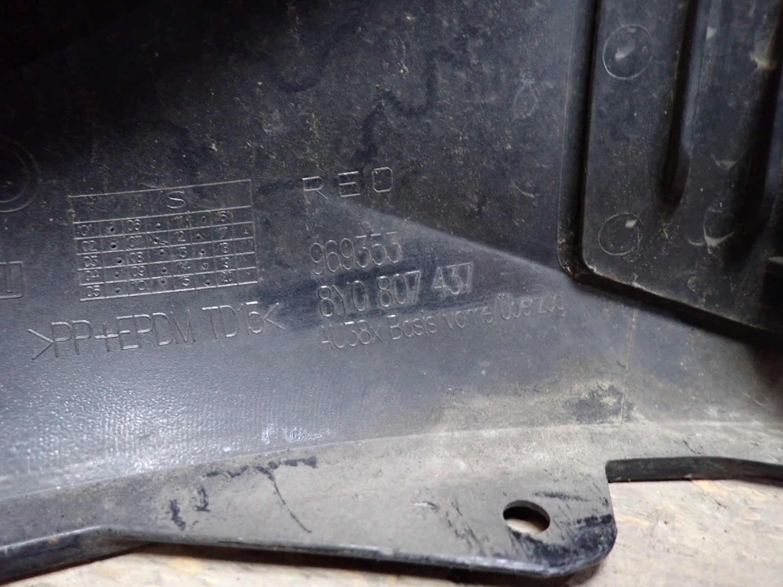 bumper front front AUDI A3 8Y 8YA 4 IV 2019-2024R 8Y0807437