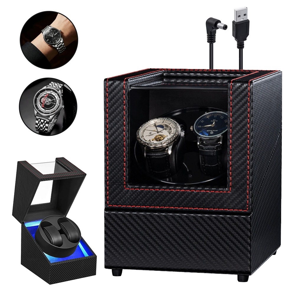 Krabička Na Navíječ Hodinek Pro 2 Hodinky Rotomat Pro Automatické Hodinky