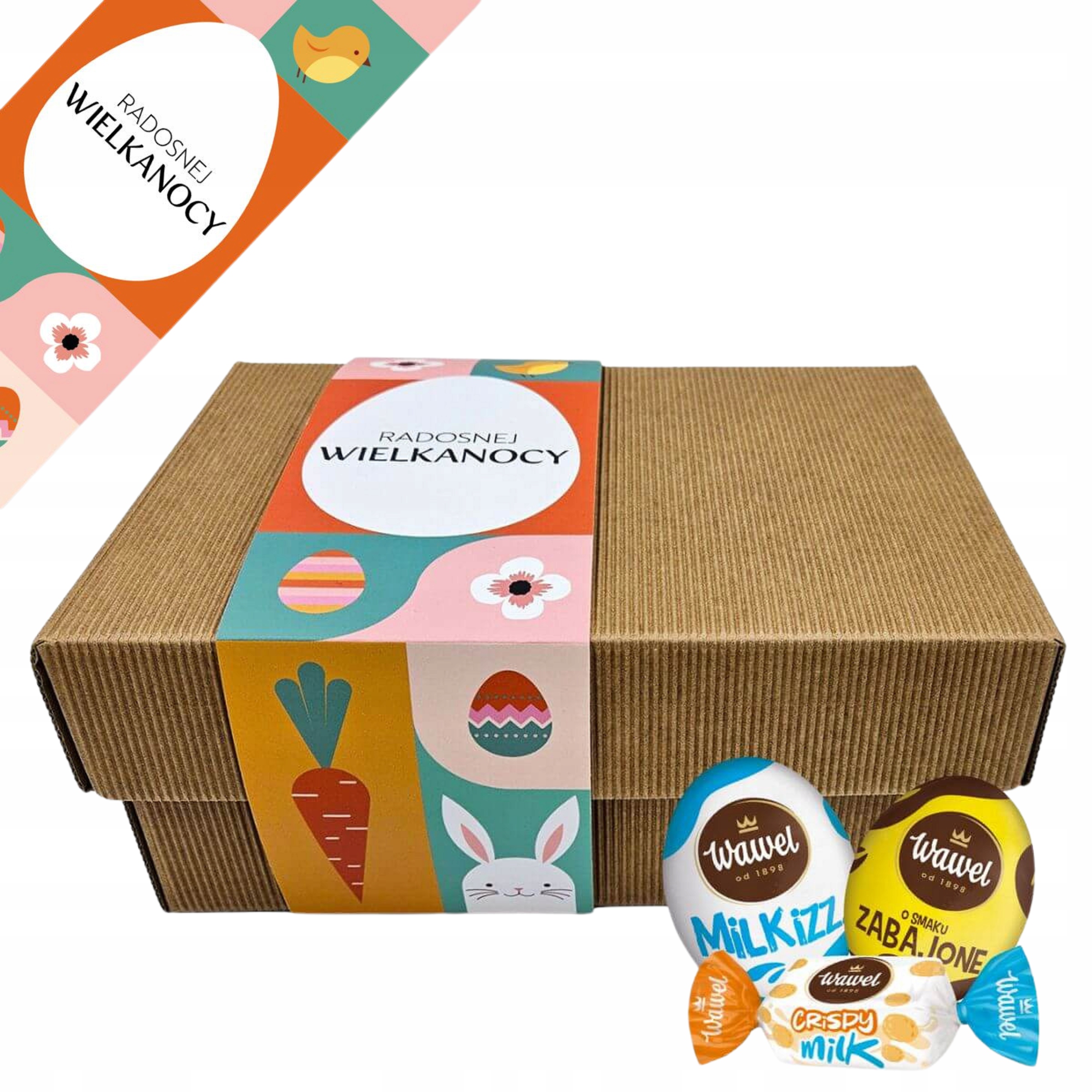 Zestaw Prezentowy Słodyczy Cukierki Jajka na Wielkanoc Wawel 2kg