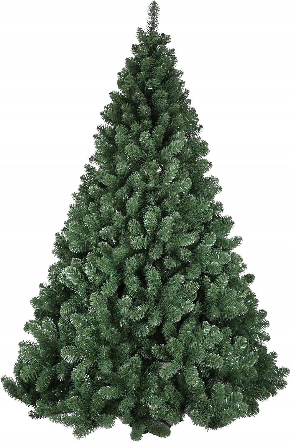 Umelý Vianočný Stromček Borovica 210 CM Realistická Hustá Zelená