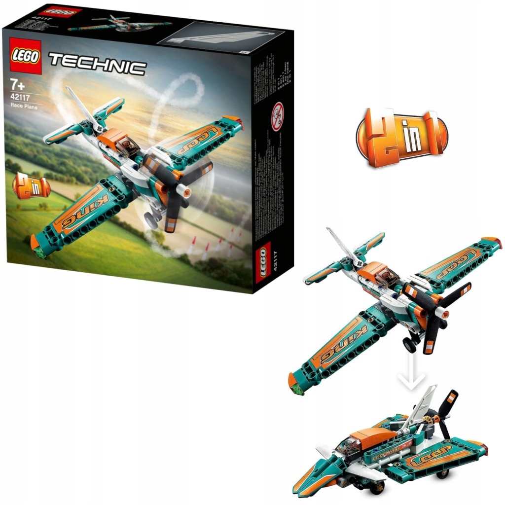 Lego Technická Sada 2V1 42117 Závodní Letadlo
