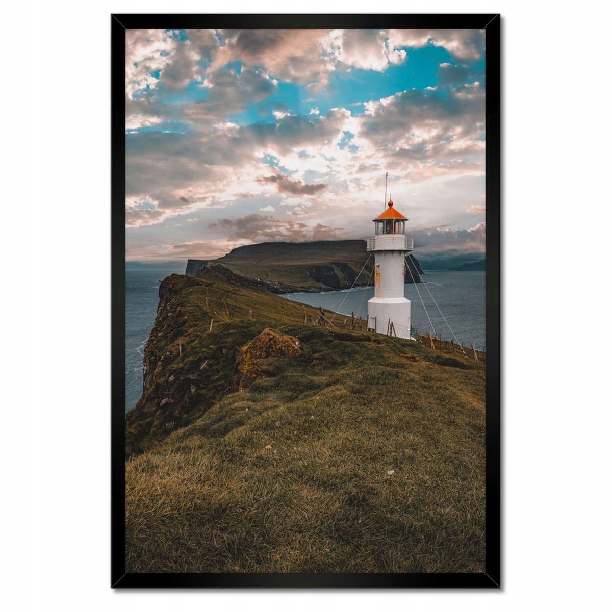 Plakáty v rámu 40x60 Maják na Mykines