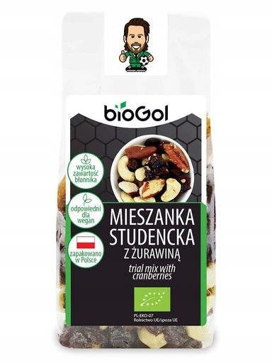 3x Biogol Studentská směs s brusinkami Bio 150 g