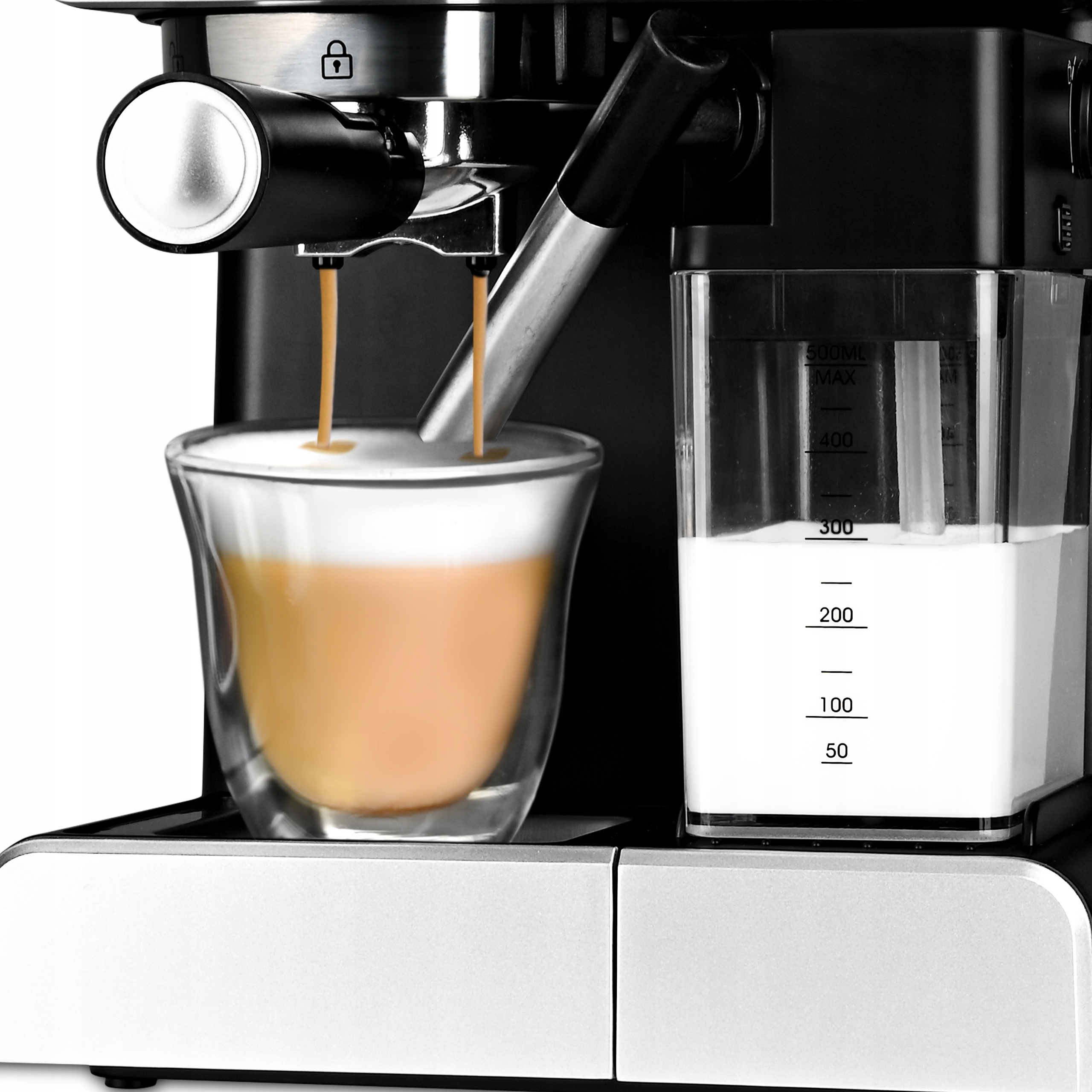 Ekspres do kawy Ciśnieniowy Yoer +LED 20bar 1350W Automatyczny +THERMOBLOCK Model Creamo