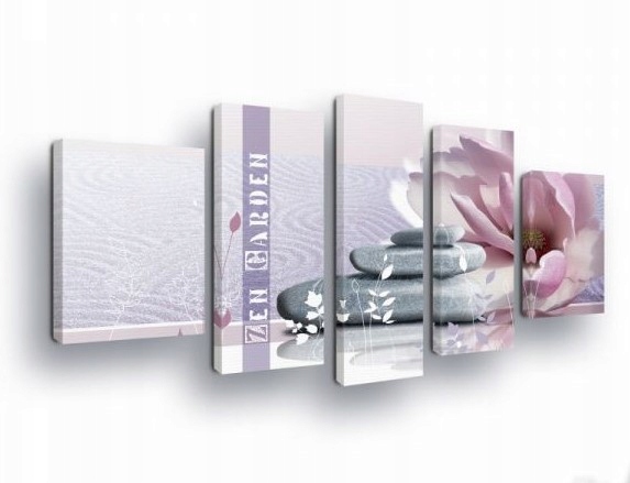Obraz 170x100 Zen harmónia pokoj meditácia príroda kvet kamene balans
