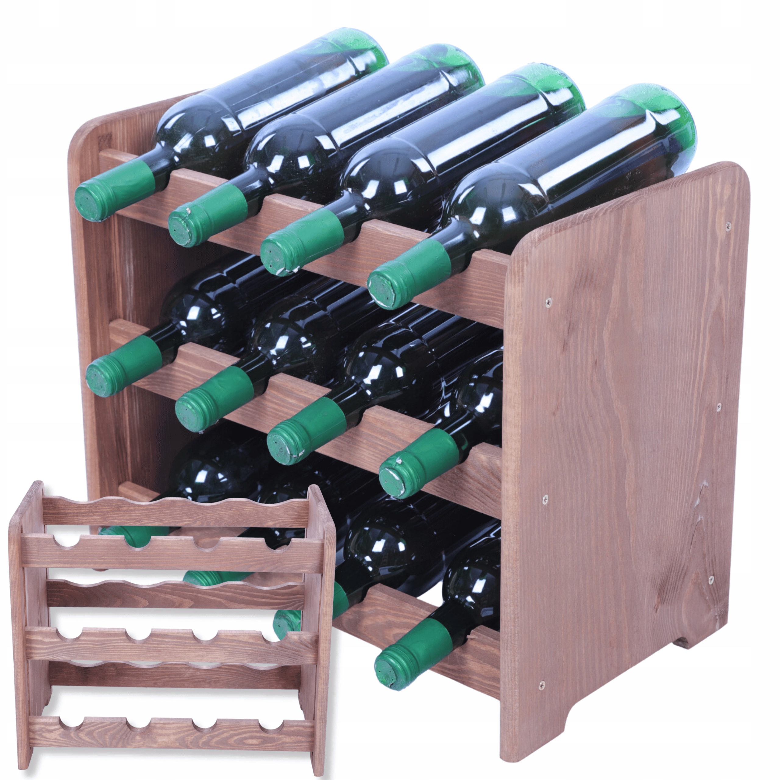 Stojan na víno, láhve, nápoje, regál na láhve, víno, skříňka na alkohol, 12 bot