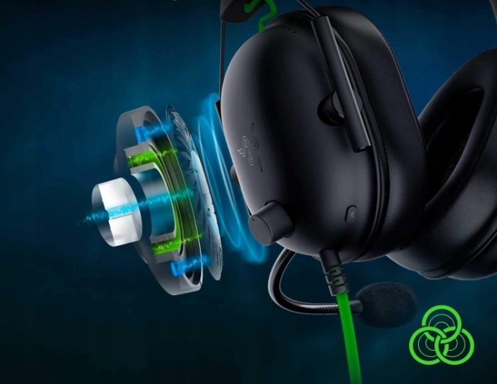 Słuchawki nauszne Razer BlackShark V2 X Materiał tworzywo sztuczne