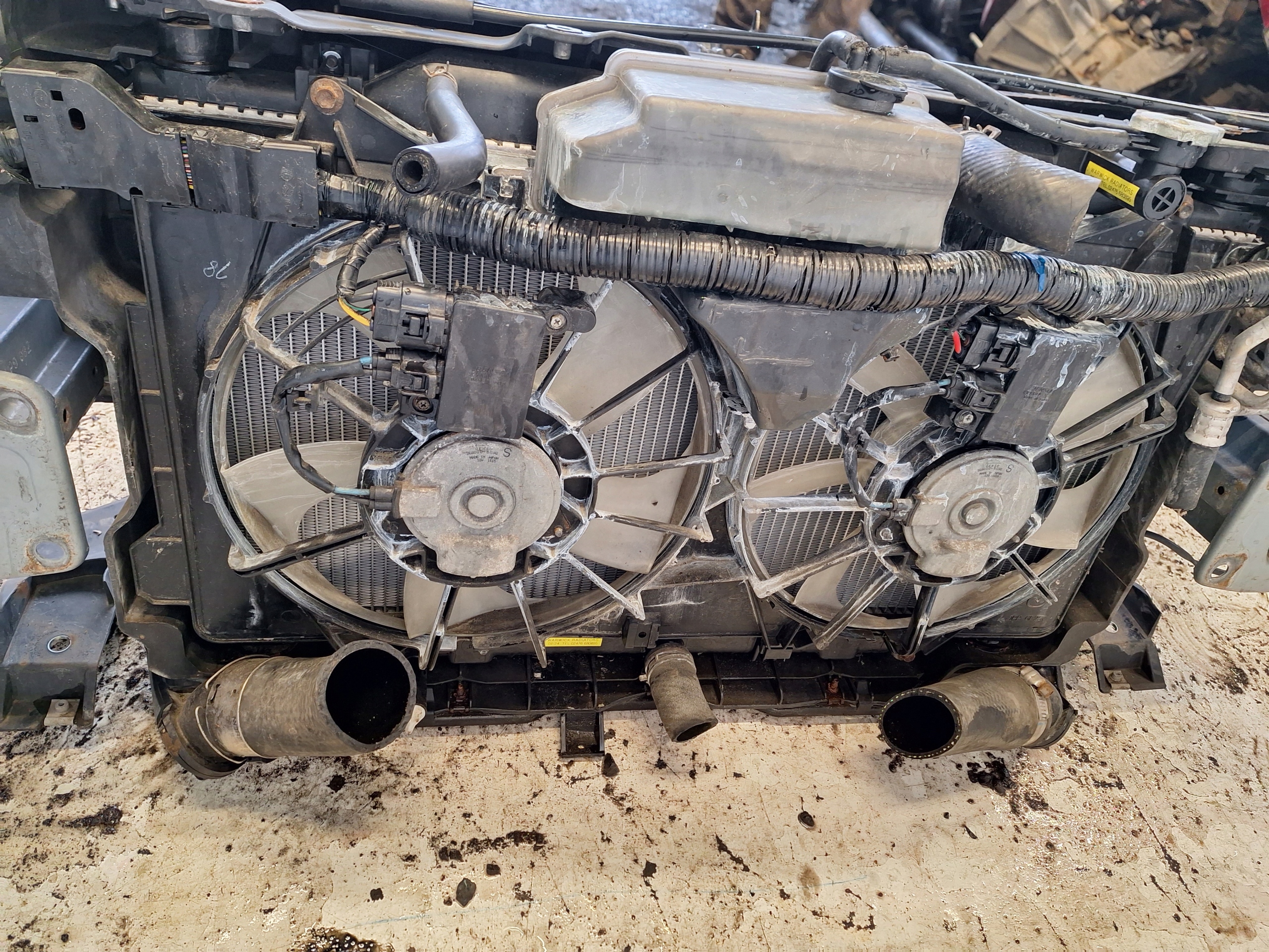MAZDA 6 GJ 12-> support panel for radiators 2.2D