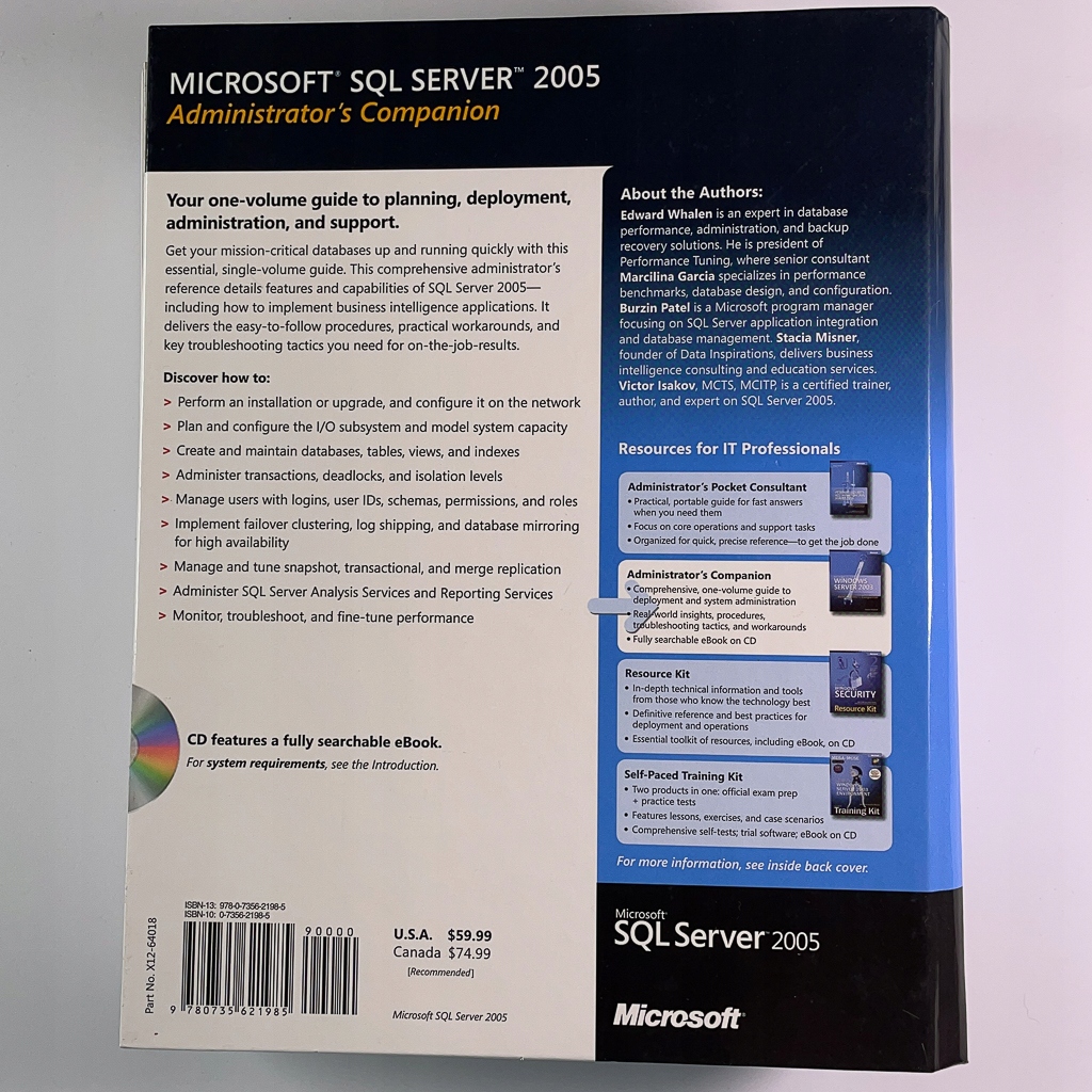 SQL Server 2005 Administrator Companion Whalen Gatunek Bazy danych