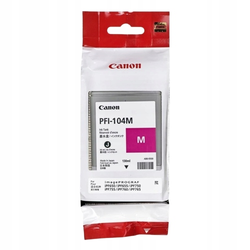 Atramentová náplň Canon PFI-104M PFI104 Magenta 3631B001 iPF650 iPF760 iPF765