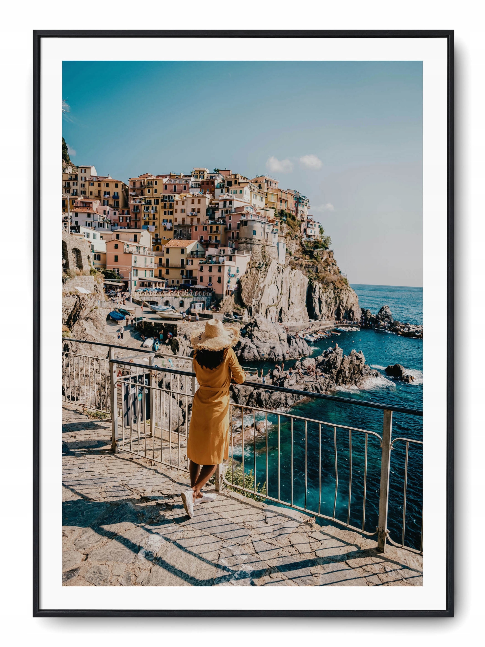 

Plakat r 30x40 cm Cinque Terre Włochy Italia Woda