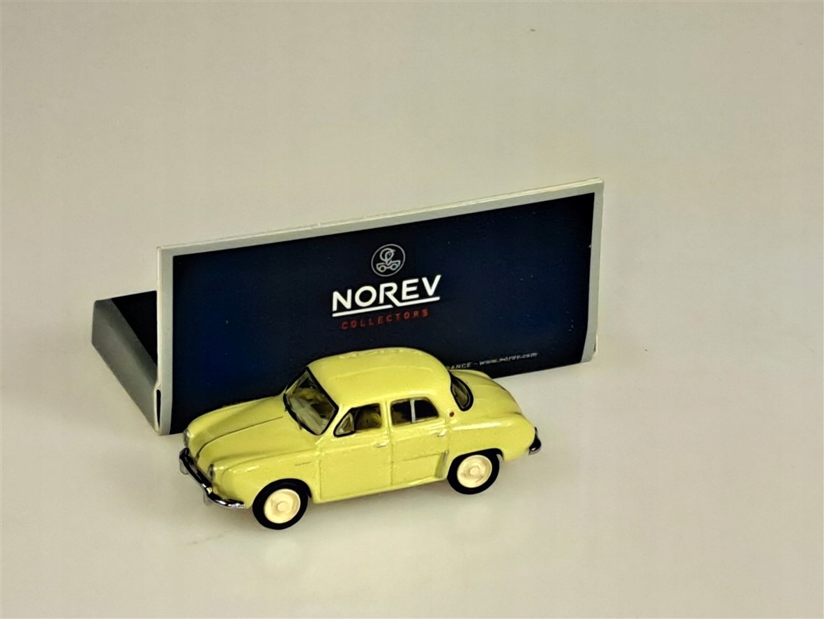 Norev Renault Dauphine 1956 Parchemin Yellow H0 1:87