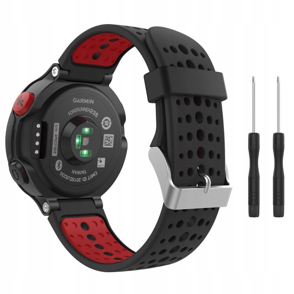 Pasek do Garmin Forerunner Black/Red