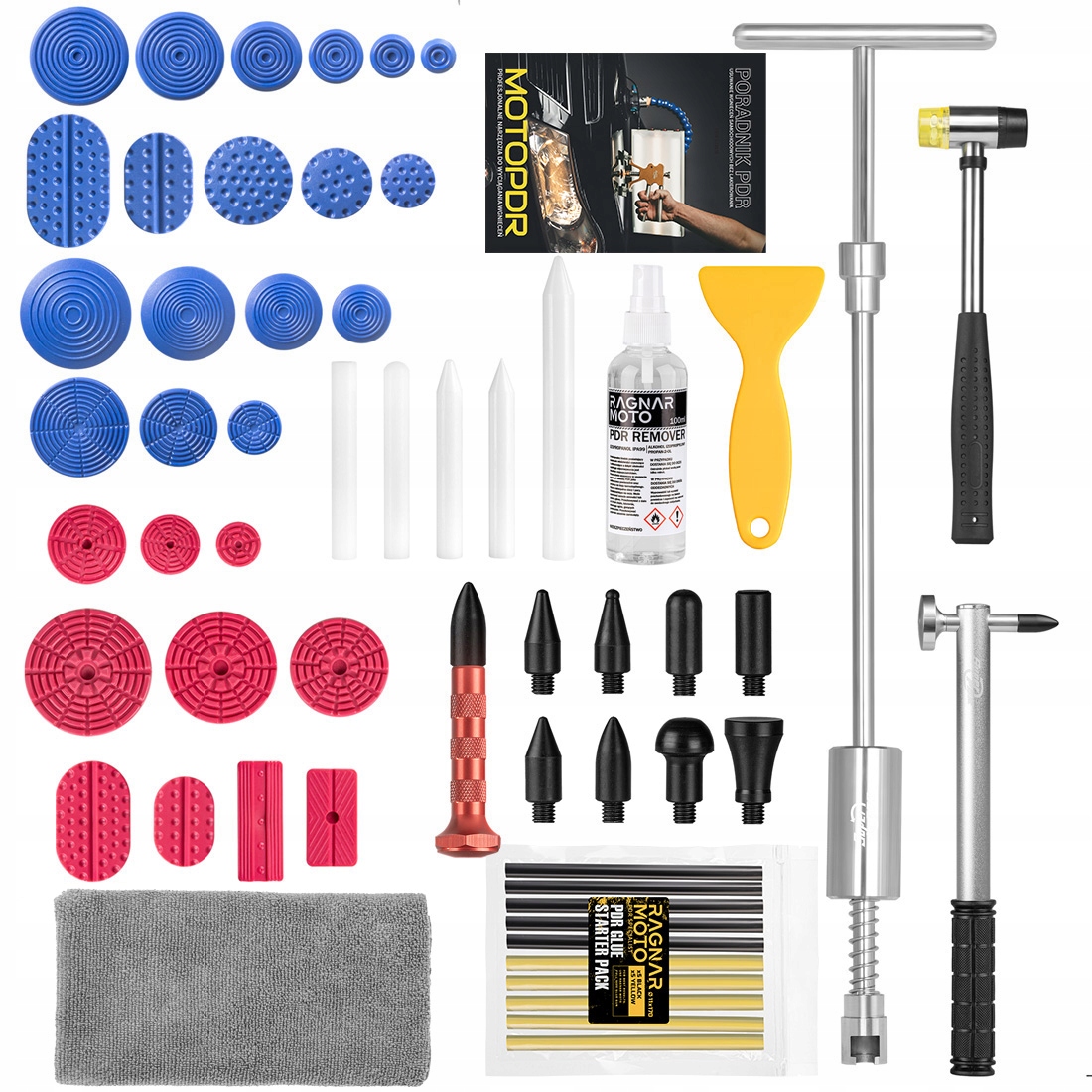 Podběrákové Kladivo, Sada Klempířských Nástrojů Pro Odstraňování Promáčklin, Lepidlo