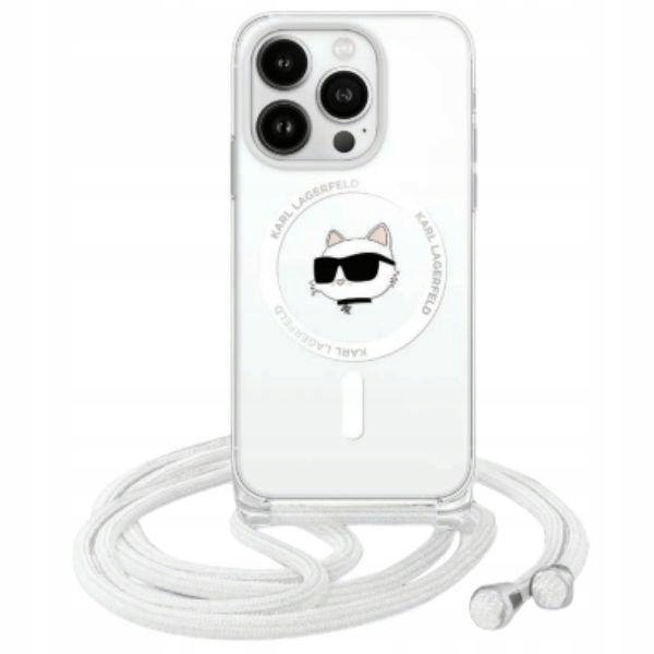 Etui Karl Lagerfeld IML Choupette Head Cord Magsafe na iPhone 16 Karl