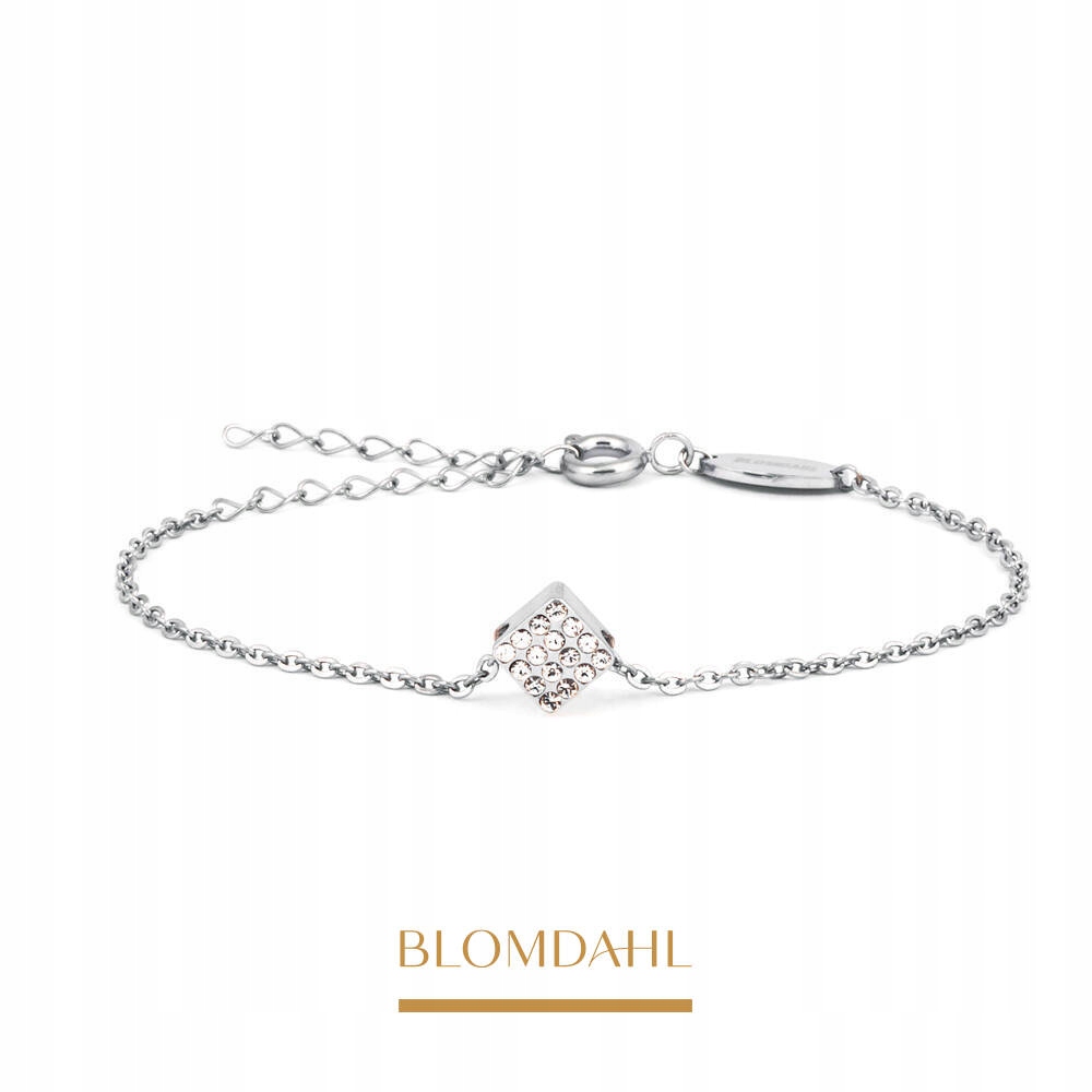 Blomdahl Hypoalergenní Náramek Brilliance Square Crystal 8 mm