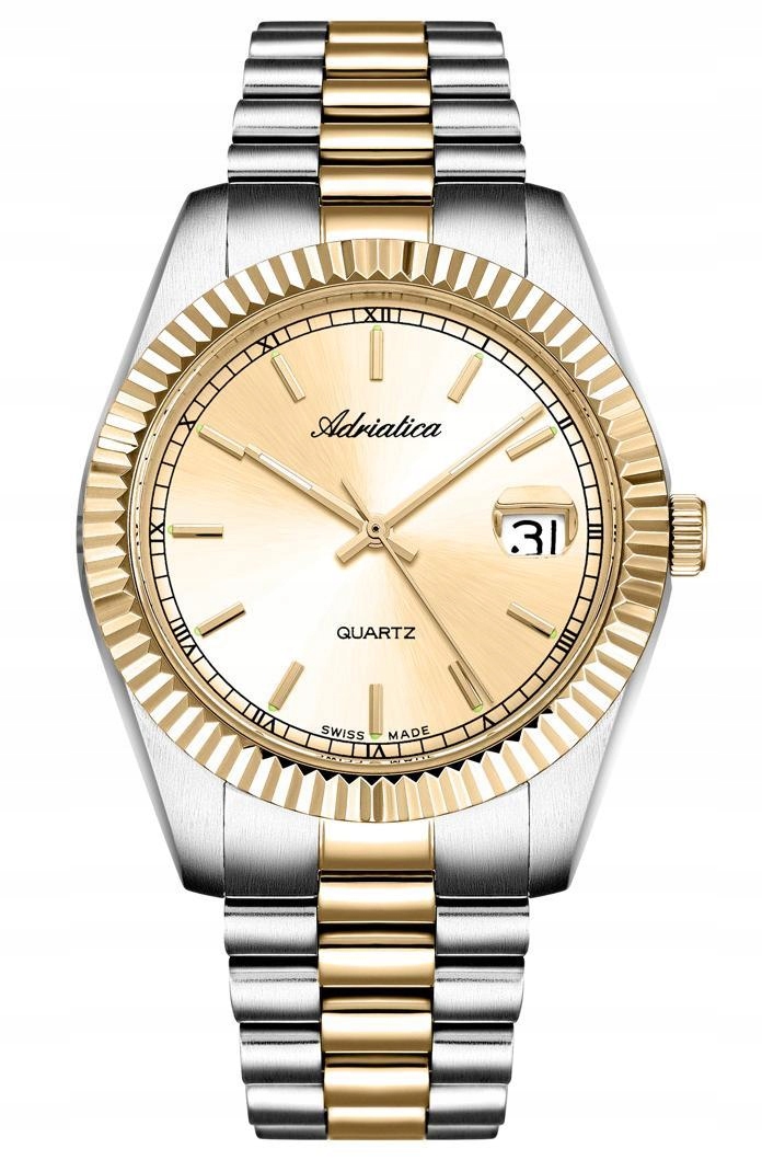 Nové Originální dámské hodinky Adriatica A1090.2111Q stříbrné s datumovkou