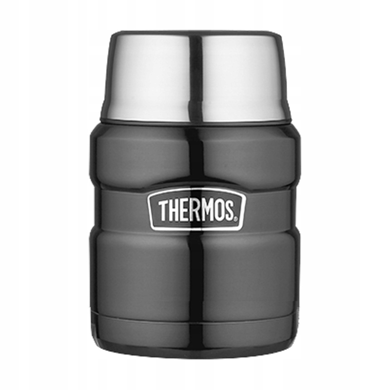 Termoska na jídlo s lžící Thermos šedá 0,47 l