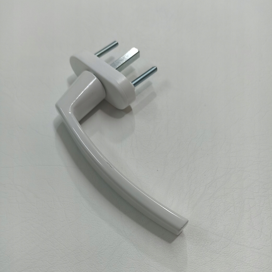 KLAMKA OKIENNA ALUMINIOWA BIAŁA