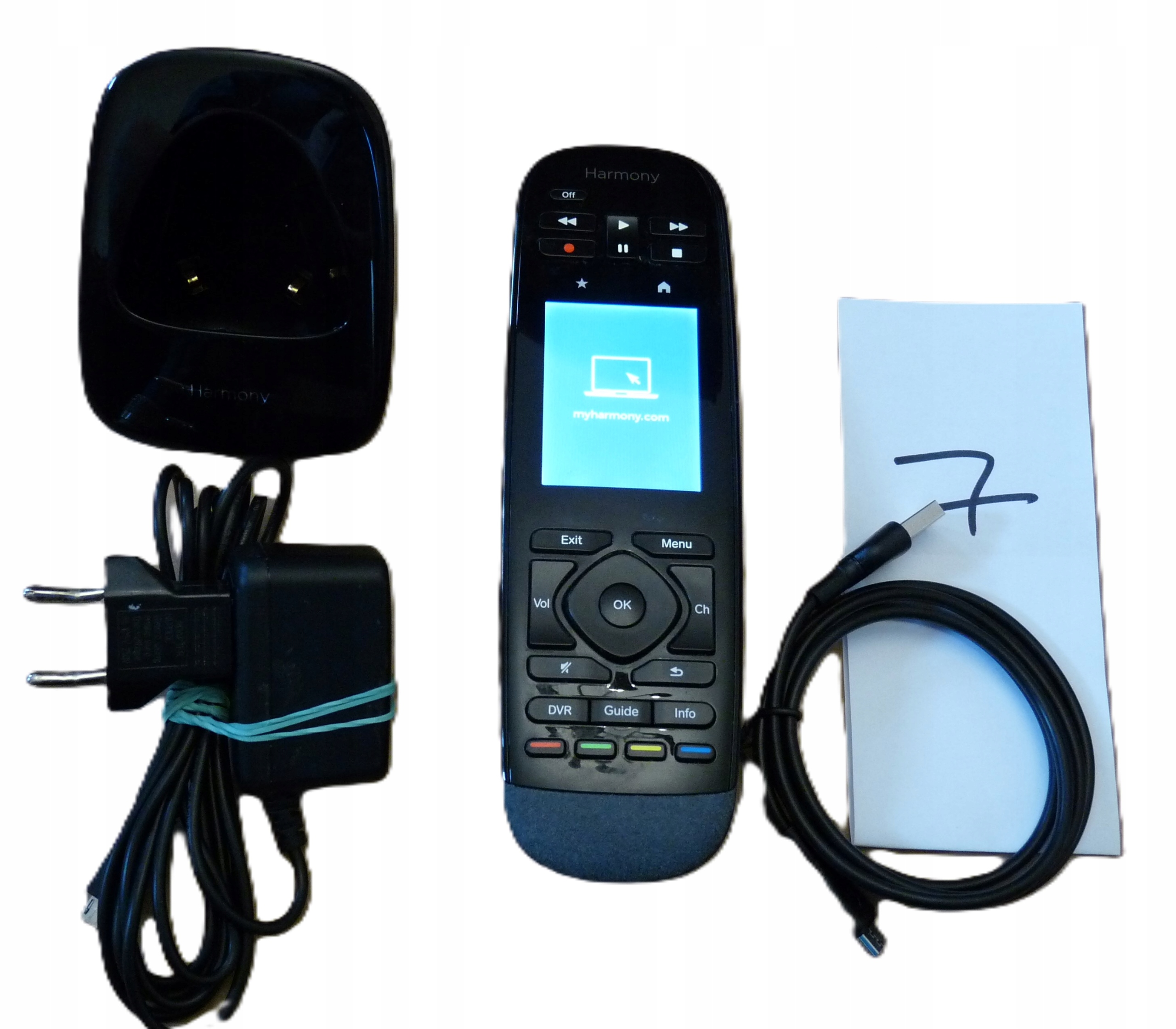 Универсальный пульт дистанционного управления Logitech Harmony Touch черный